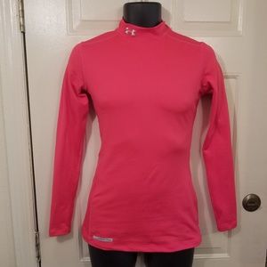 Under Armour Womens Sub Zero Mock Neck Shirt Med